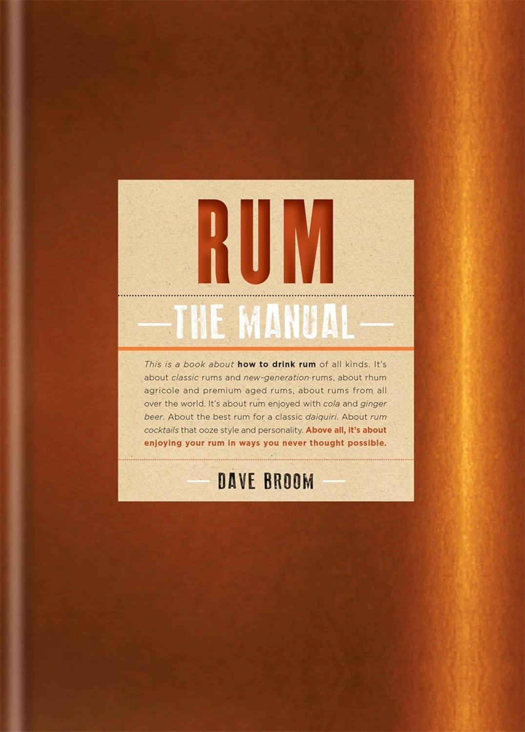 Rum The Manual Book Cover